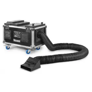Machine à fumée avec tuyau flexible