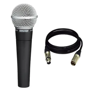 Microphone et câble audio XLR