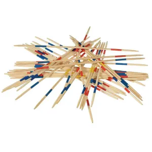 Bâtonnets de jeu Mikado dispersés
