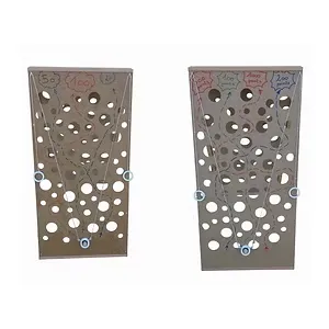 Logos stylisés en orange et noir